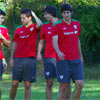 San José durante el entrenamiento