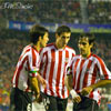 Sarriegi, Javi Martínez y Expósito durante el choque ante el Getafe