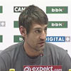 Ismael Urzaiz durante la rueda de prensa de Lezama