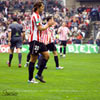 Urzaiz durante el choque ante el Getafe