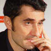 Valverde durante la rueda de prensa ofrecida en Ibaigane
