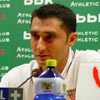 Valverde durante una rueda de prensa