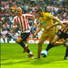 Yeste durante un lance del Athletic-Nástic