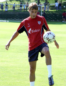 Fran Yeste entrenado en Lezama