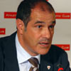 Andoni Zubizarreta durante la rueda de prensa en la que valoró el sorteo de la UEFA