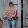 Un aficionado del Athletic pide en la calle...para pagar el carné del Athletic
