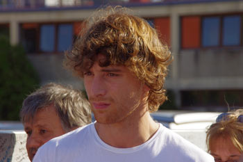 Fernando Amorebieta a la conclusión del entrenamiento