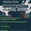 Cartel de los actos previos al Athletic Club Celtic