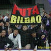 Pancarta de Puta Bilbao del Austria de Viena - Atlético