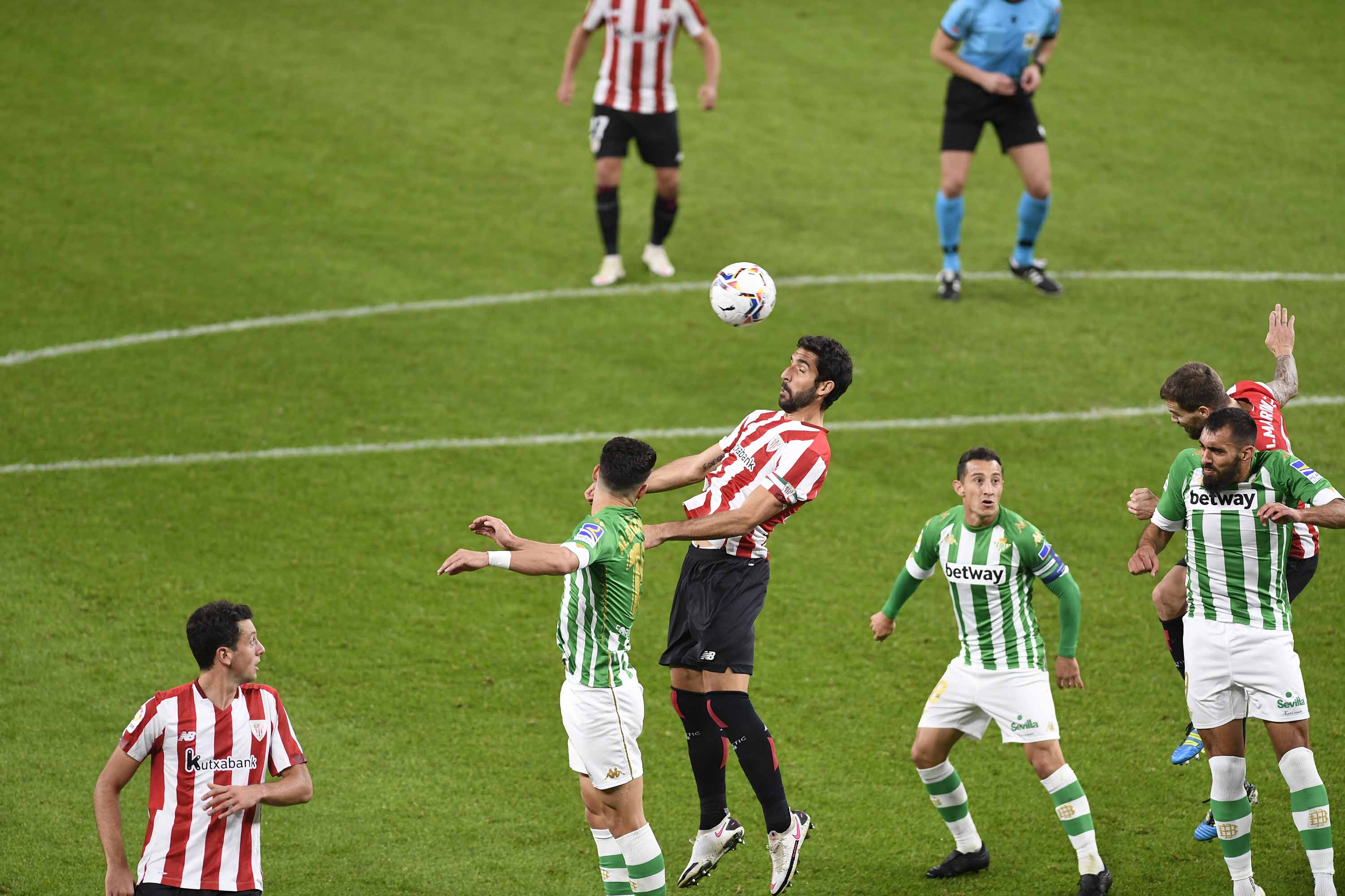 Imagen correspondiente al partido de Liga disputado en San Mamés