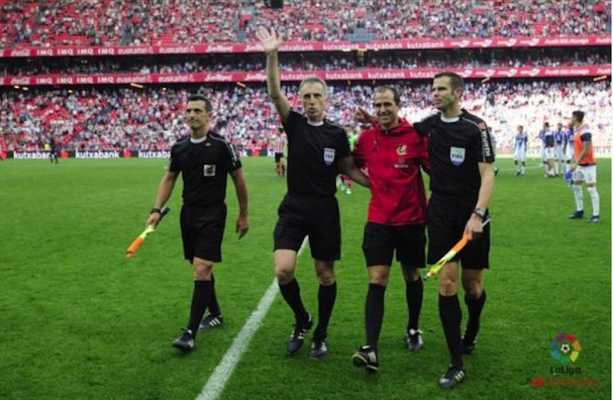 Borbalán se despide del arbitraje en San Mamés