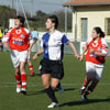 Irune en el partido frente al Gijón