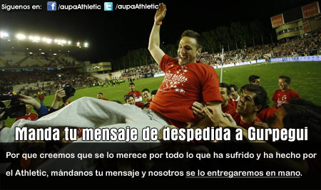 Despídete personalmente de Carlos Gurpegi