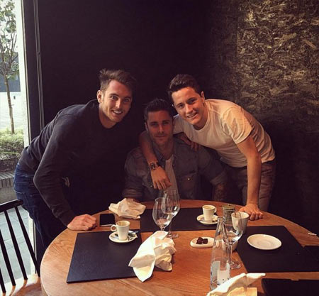 Ander Herrera comió en Bilbao con Ibai y Kike Sola