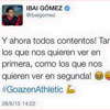 Mandó un ingenioso mensaje tras el ascenso del Bilbao Athletic a Segunda División