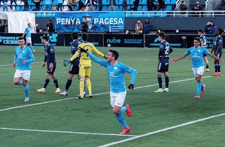 El centrocampista Javi Pérez, autor del 3-0 en el partido contra el Celta.