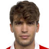 Iker Undabarrena en la foto de plantilla del Bilbao Athletic 2017-18