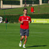 Iñigo Pérez durante el entrenamiento