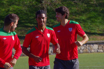 Jonás Ramalho durante el entrenamiento