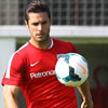 Kike Sola durante un entrenamiento con el Athletic