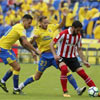 Raúl García en un lance ante Las Palmas