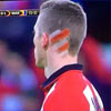 iker Muniain luce la bandera del Athletic en su cabeza