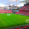 El público de San Mamés antes de comenzar el partido