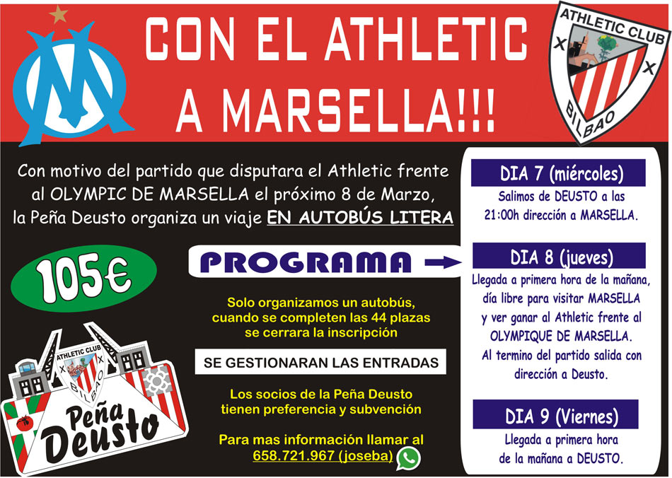 Viaje a Marsella de la Peña Deusto