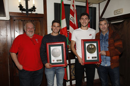 Luis Ángel García Castresana, Unai Núñez, Gorka Garai y Josu Urrutia