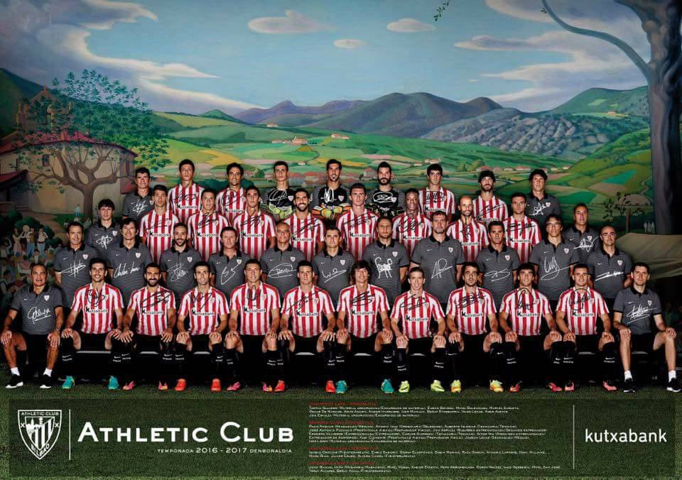 Póster oficial del Athletic temporada 2016/17