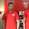 Javier Eraso durante su presentación con el Athletic