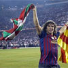 Carles Puyol tras la final de Copa