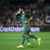 Raúl García celebra un gol con el Athletic en Granada