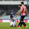 El Athletic celebra la victoria en el derbi de Anoeta