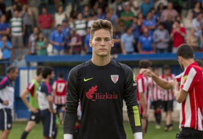 Alex Remiro, portero del Bilbao Athletic