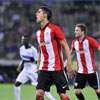 Sabin Merino durante un lance del amistoso contra el Inter