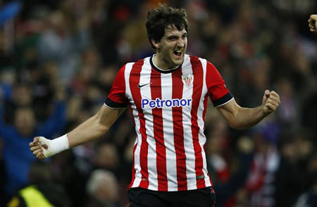 San José celebra un gol con el Athletic