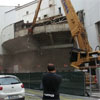 Demolición de la fachada de San Mamés