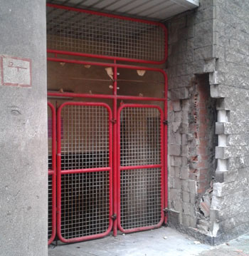 Una de las entradas de San Mamés