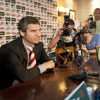 Josu Urrutia en rueda de prensa