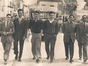 Visita del Atltico de Bilbao en 1955