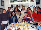 Compañeras de Lorena en el homenaje