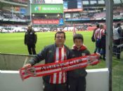 Padre e hijo en San Mames