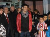 Aritz Aduriz, en la Pea Zalla