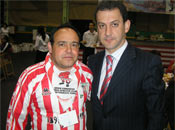 Nuestro Vicepresidente �Tino�, con Lamikiz