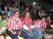 En la grada del Zubialde