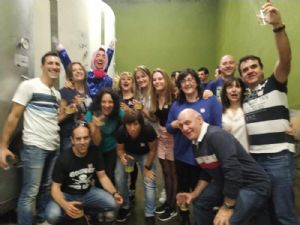 En la Sagardotegi Rezola.