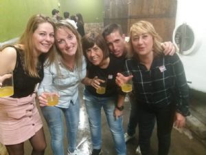 En la Sagardotegi Rezola.