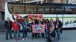 En Bilbao antes de salir hacia Valladolid