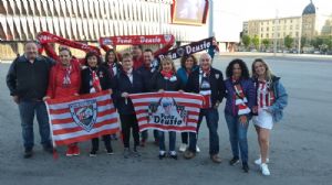 En Bilbao antes de salir hacia Valladolid